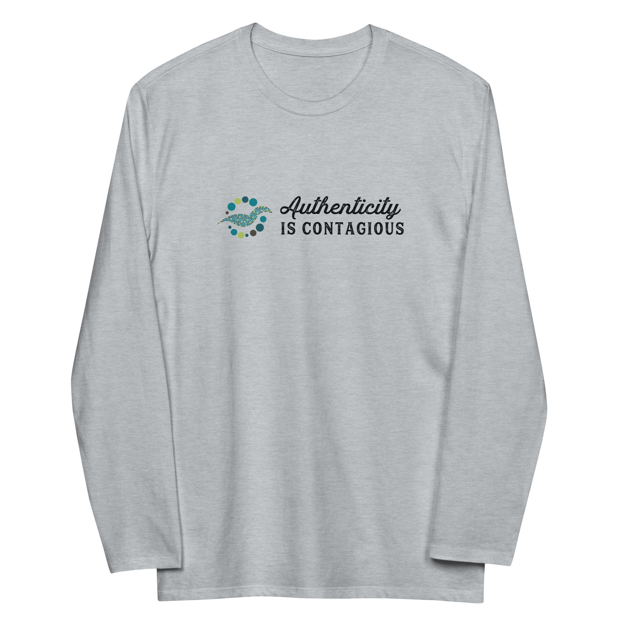 Authenticity is Contagious Unisex fashion long sleeve shirt