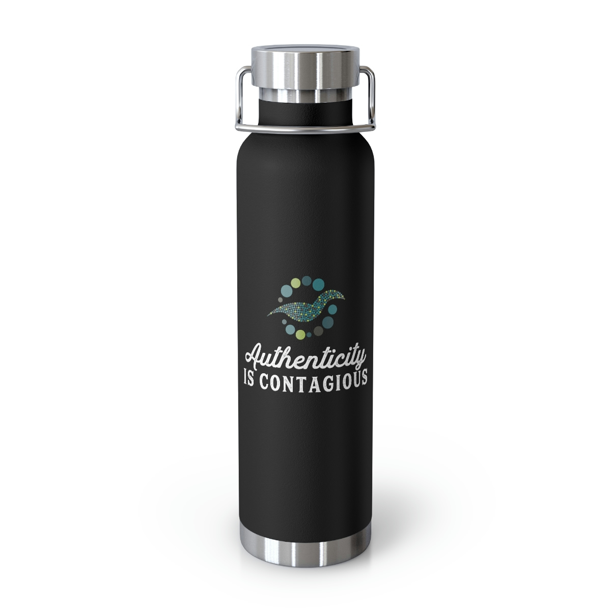 Authenticity is Contagious Copper Vacuum Insulated Bottle, 22oz